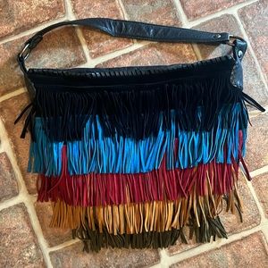 Patricia Nash Fringe hobo bag